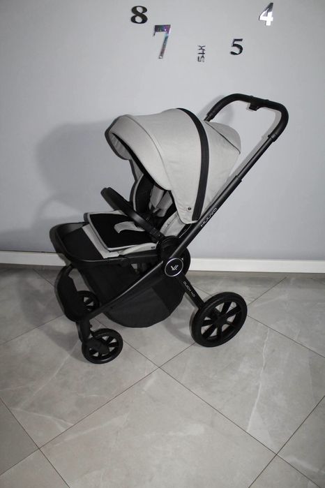 Stan Idealny! Wózek 3w1 Muuvo Quick 4.0 Steel Grey
