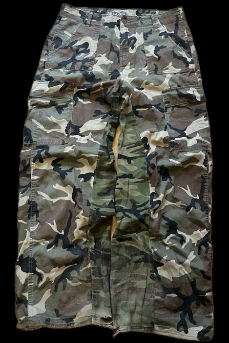 Army baggy pants | камуфляжні широкі штани sk8 y2k