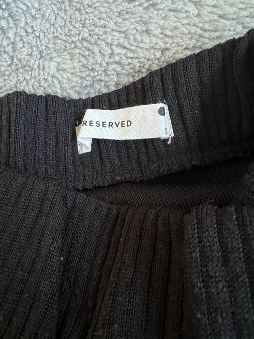 Spódnica dzianinowa czarna Reserved S