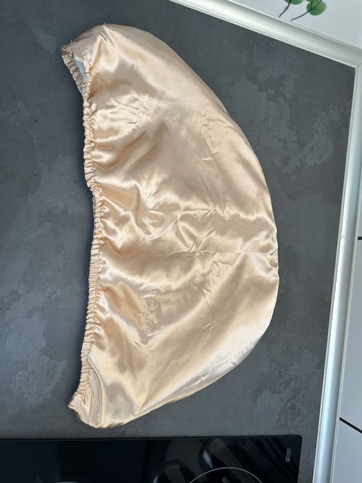 B13: dwustronny jedwabny turban do włosów