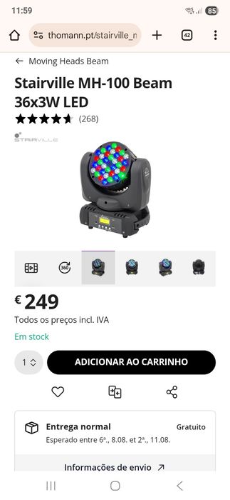 Moving head wash mh 100