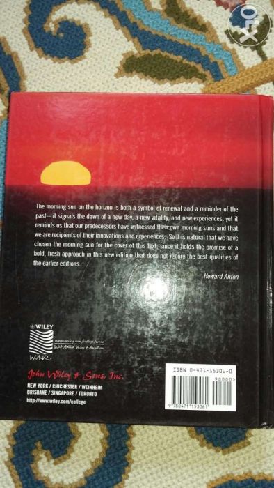 Calculus, hardcover, Howard Anton