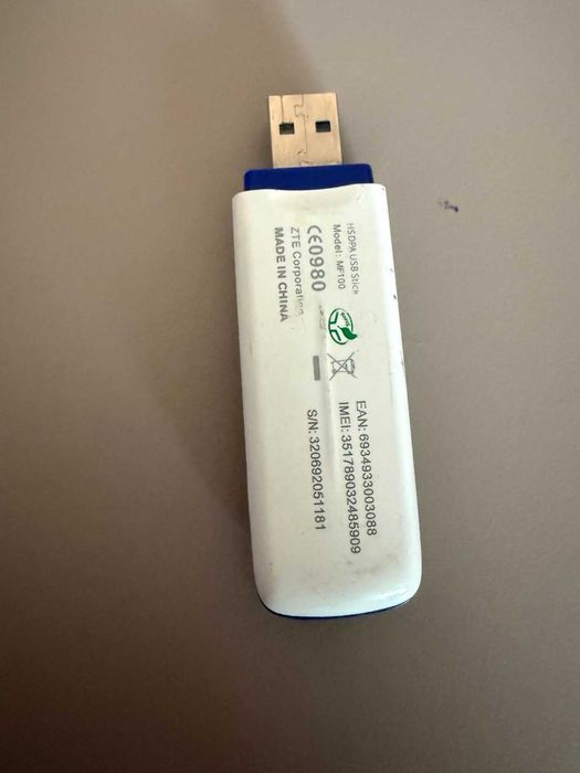 3G модем ZTE MF100 (Київстар) — робочий, зі слотом microSD