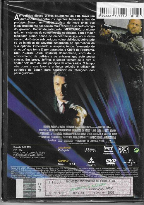 Nome de Código: Mercúrio (novo) (1998)