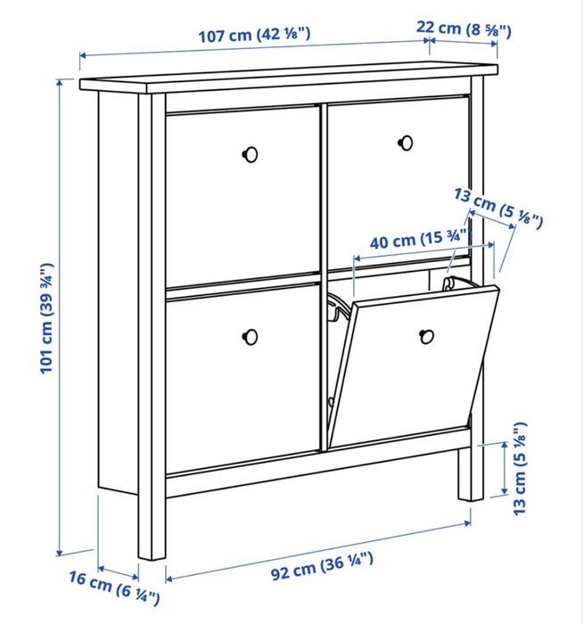 Sapateira Hemnes IKEA