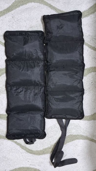 Halteres maleável Tornozelos 5kg cada Musculação Treino