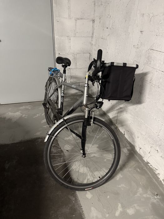 Rower trekkingowy MBM Bike 28” Shimano + bagażnik, błotniki, koszyk
