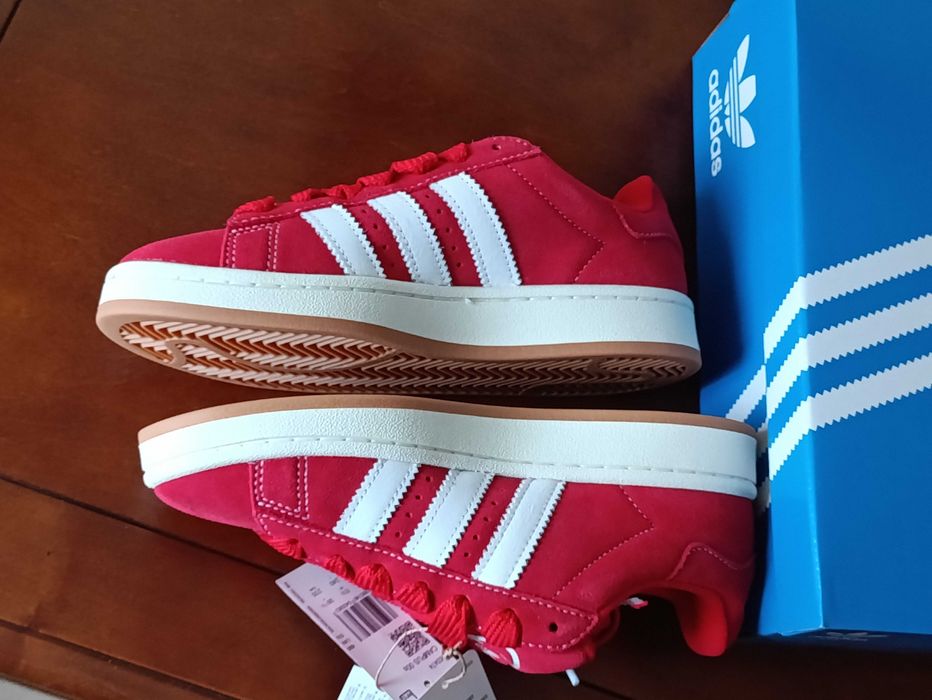 (r 38 2/3) Adidas Campus 00s Better Scarlet Cloud White Białe czerwone