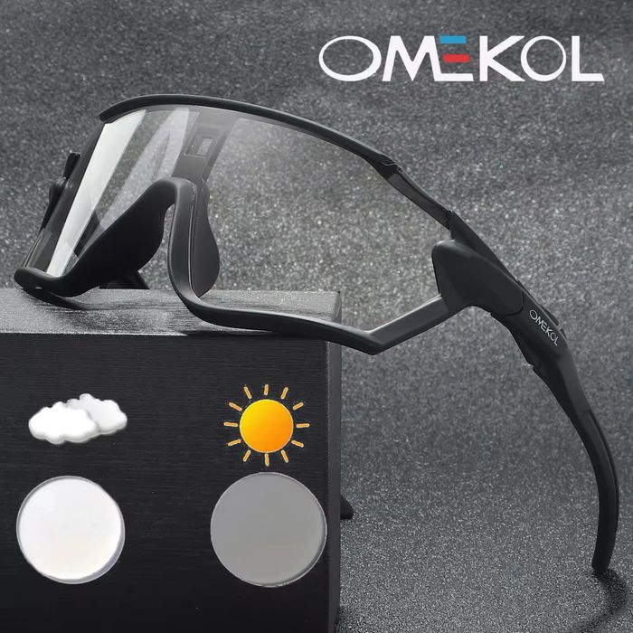 Очки спортивные велосипедные фотохромные omekol