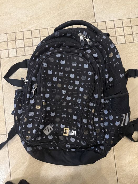 Plecak szkolny z kotami St.Right