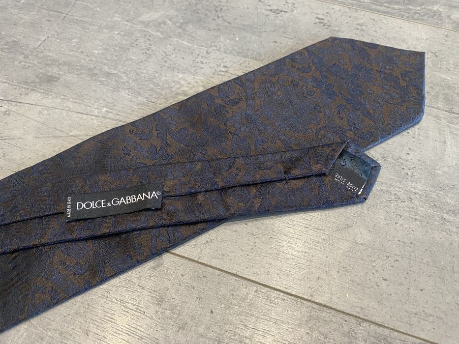 Dolce & Gabbana jedwabny krawat D&G Dolce Gabbana
