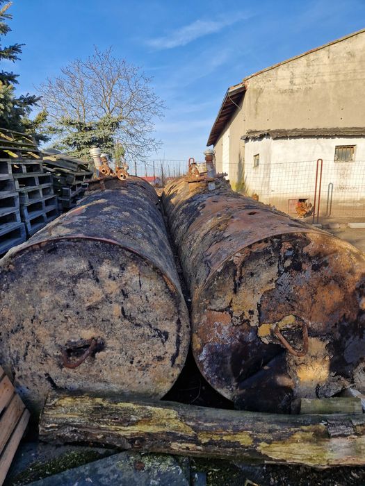 Zbiornik metalowy na olej, rsm, 6000l