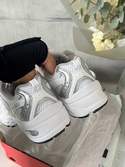 Кросівки New Balance 530 White Silver | кроси Ню Беленс 530 біло-сірі