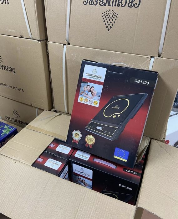 ПОТУЖНА! Індукційна плита 2000Вт, електрична плита, индукционная плита