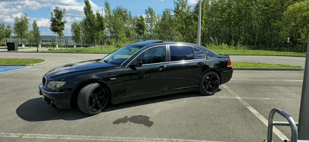 BMW Seria 7 E66 745i 4.4 V8 333 KM | LPG PRINS | Black Sapphire Metallic | 20" Styling 166