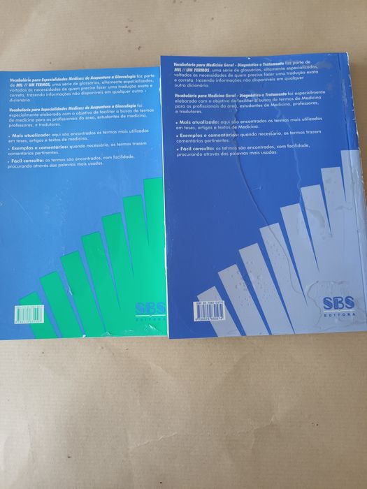 Mil e Um Termos , Vocabulário para Especialidades Médicas, 2 volumes7
