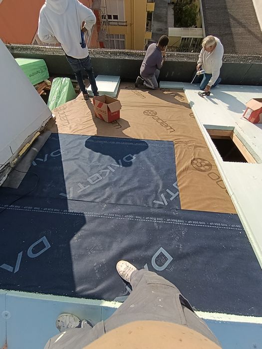 Telhados, isolamentos e pintura