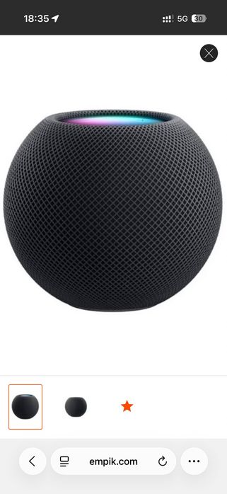 Apple HomePod mini czarny nowy + pudełko
