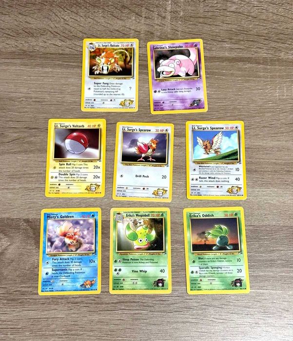 Gym Heroes Cartas Originais Pokémon TCG WOTC - ING