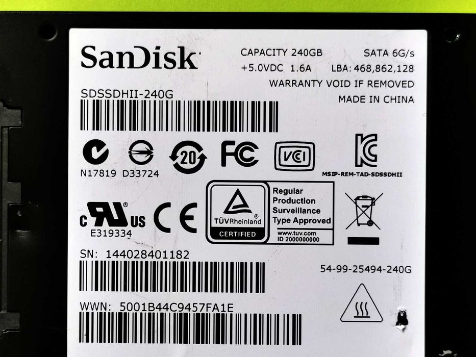 SSD 240GB SanDisk ULtra II