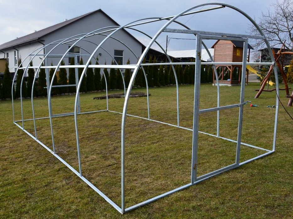 SZKLARNIA 18m2 - tunel pod folię - Ocynkowany Mocny - Cała POLSKA