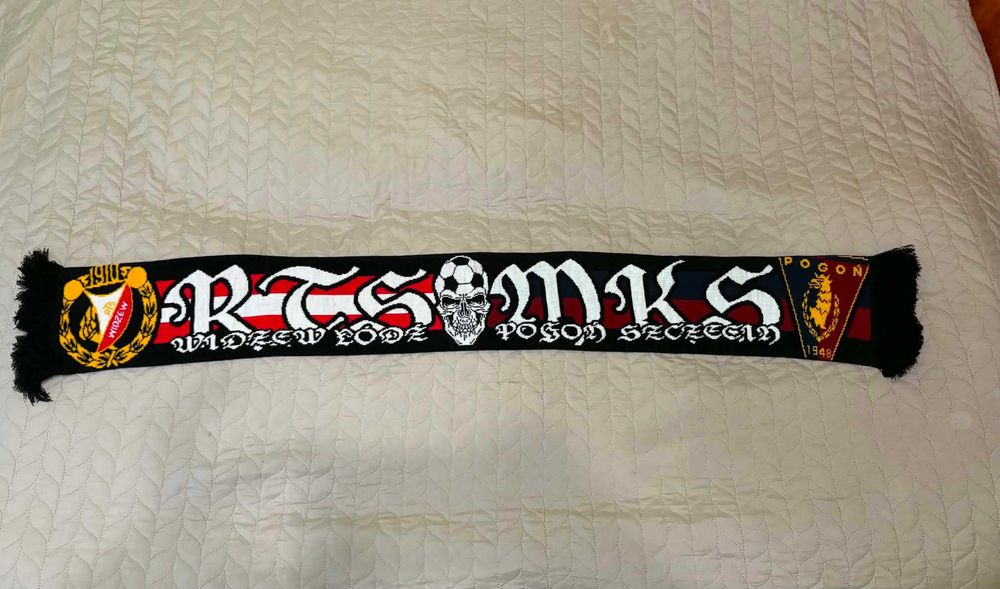 Szalik zgodowy Widzew Łódź Pogoń Szczecin