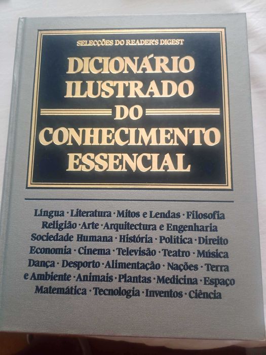 Dicionário Ilustrado do Conhecimento Essencial - Como Novo!