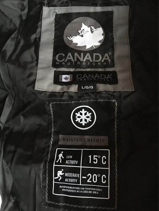 Мужская куртка супер CANADA большой размер наш где то 54-56 зима