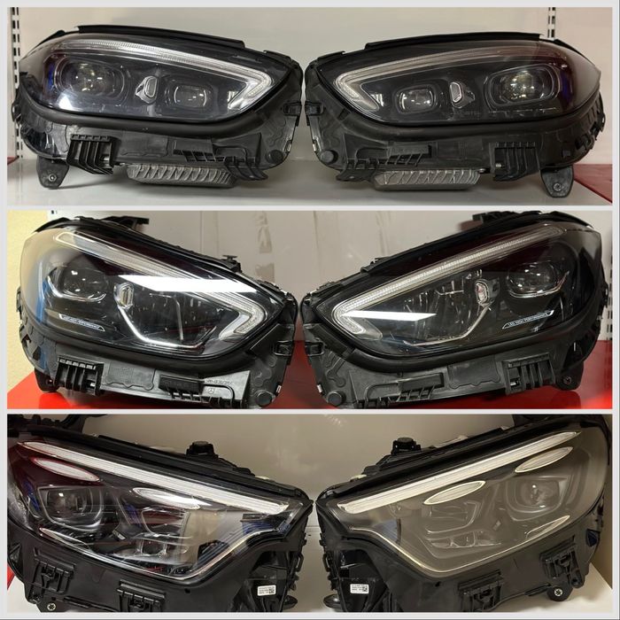 Фары оптика передняя Мерседес C 205 206 GLC 253 254