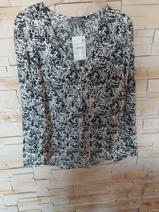 Nowa biało-czarna bluzka