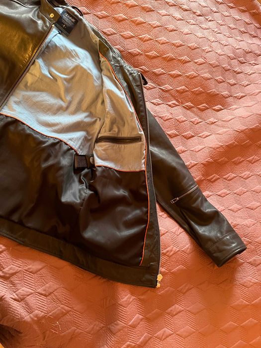 Kurtka skórzana męska