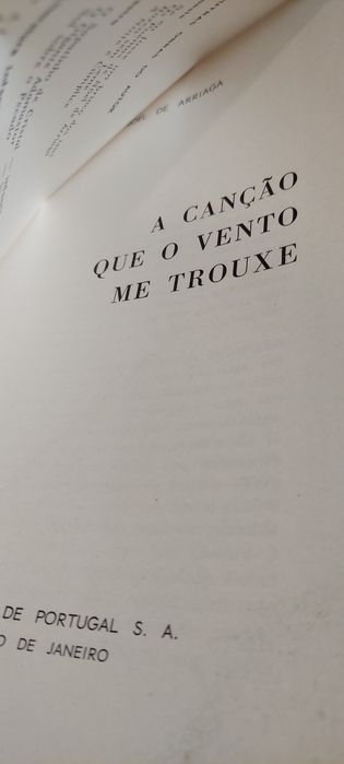 A Canção que o Vento me Trouxe - Noel de Arriaga