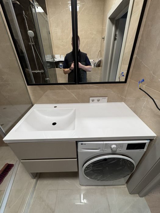 Виготовлення столешні у ванну на замовлення