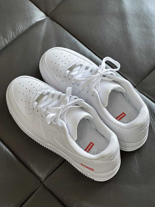 Buty Nike Air Force 1 Low Supreme Białe R.42