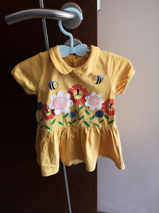 Vestido de verão 6-9m e 12m