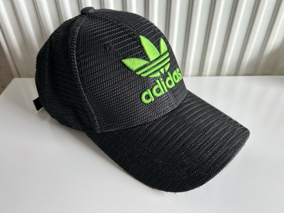Czapka adidas originals oldschool zielone logo czarna