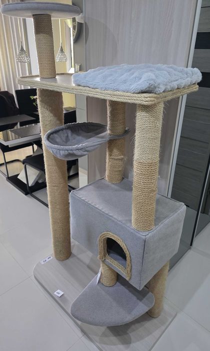 Drapak XXL po Maine Coonie — stabilny, tapicerowany, dla dużych kotów