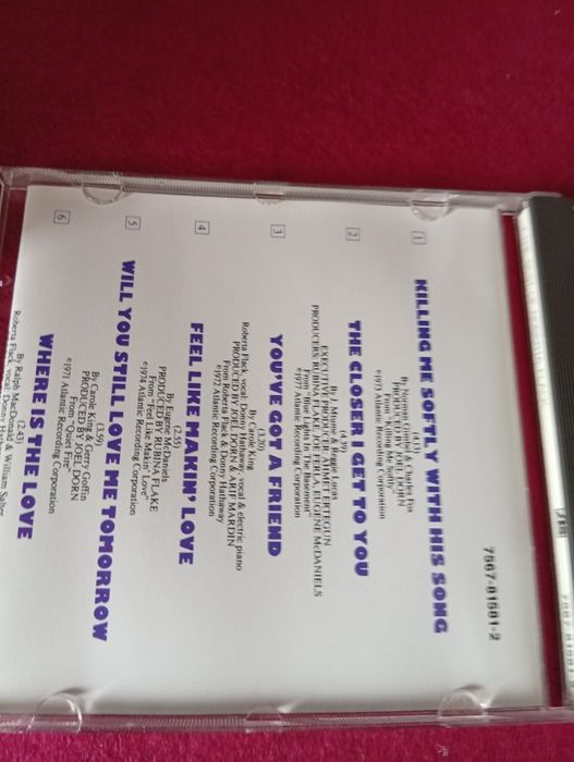 CD audio best of Roberta flack