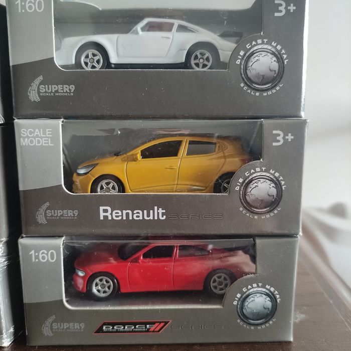 Carrinhos fiéis escala 1/60