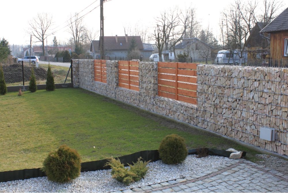 Ogrodzenie gabionowe kosz ogrodzeniowy 103cm x 250cm x 24cm