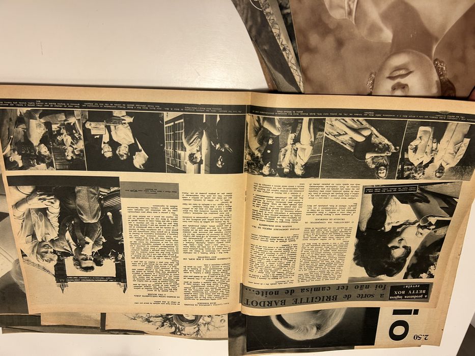 Estúdio revistas de cinema anos 50