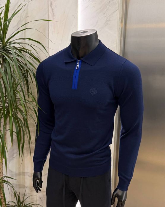 НОВИНКА Чоловіча кофта/поло Loro Piana синя/чорна M,L,XL,2XL,3XL NEW Київ