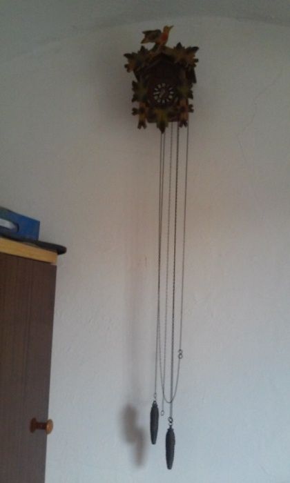 Zegar Szwarcwaldzki z podwojną kukułką