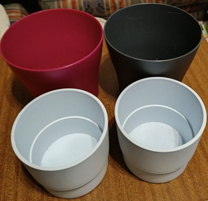 Conjunto de 4 cachepots  da IKEA