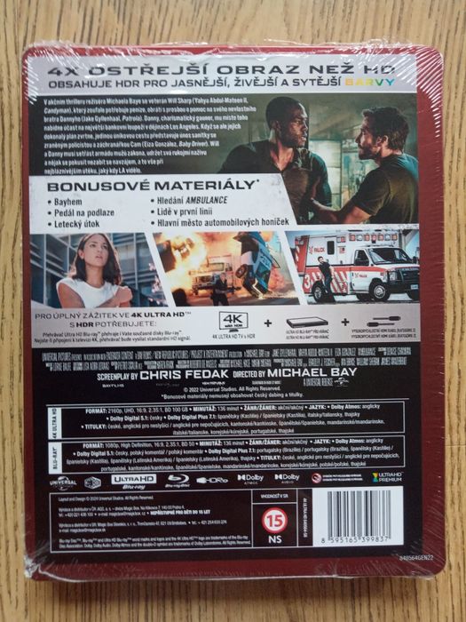 Ambulans Steelbook bluray 4k i bluray nowy
