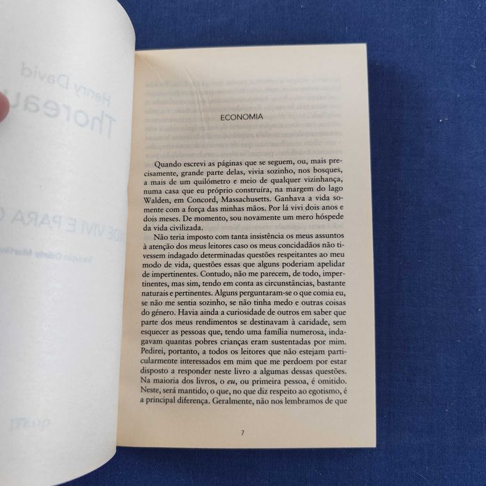 Henry David Thoreau - Onde Vivi e para que Vivi