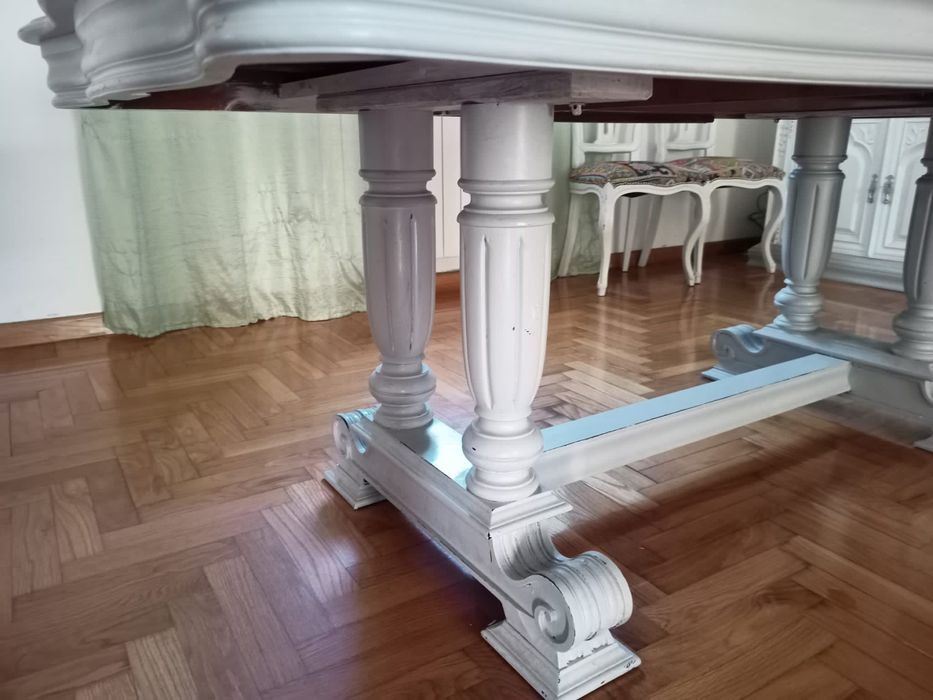 Conjunto móvel sala com espelho e mesa