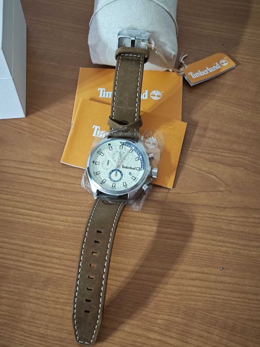 Relógio Timberland Castanho & Bege