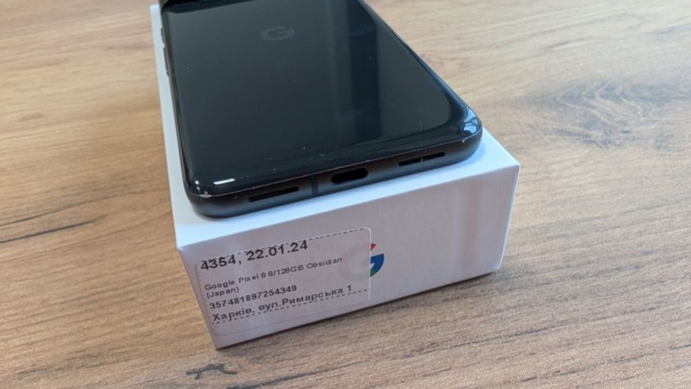 Google pixel 8 black 128 Gb