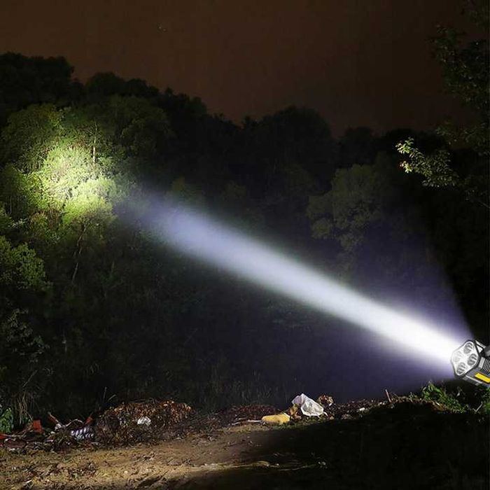 Latarka LED Szperacz USB Policyjna Myśliwska Mocna Taktyczna HIT 2024